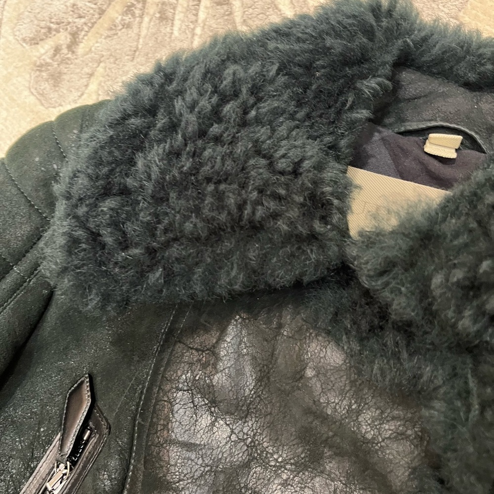 Burberry Brit Shearling Leather Jacket - Picture 11 of 16